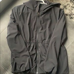 Lululemon water resistant jacket with hoodie.